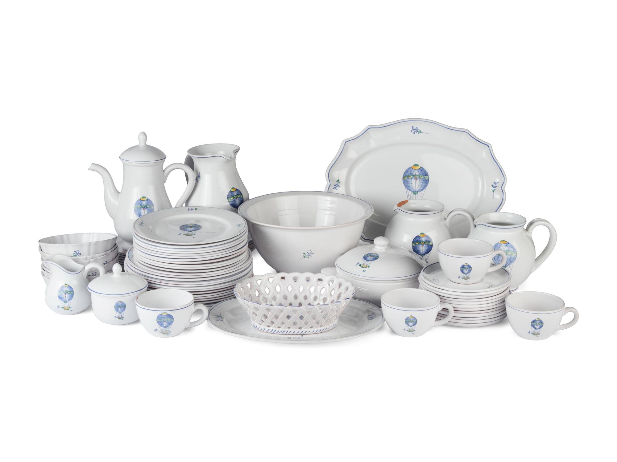A French Faience Dinner Service