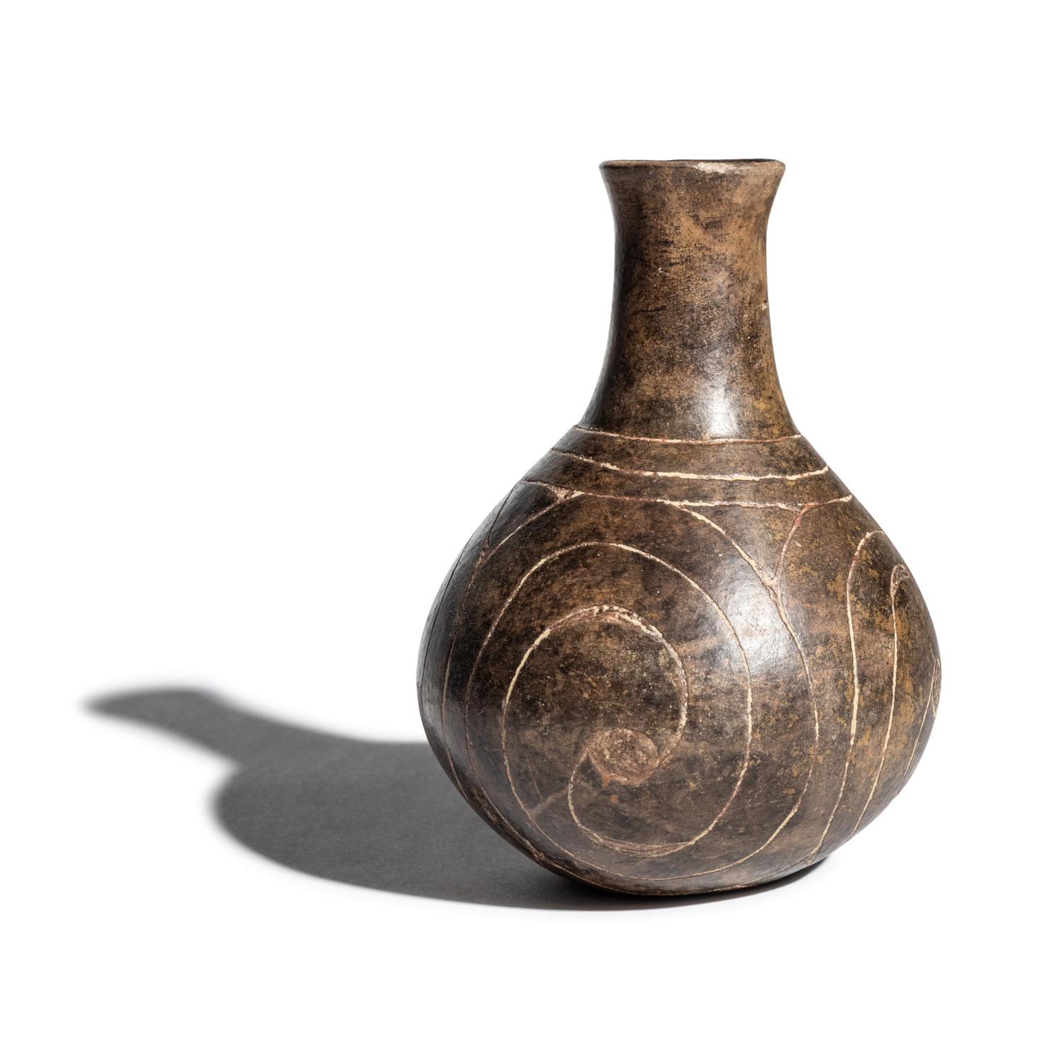 A Chavin Vase with Incised Decoration