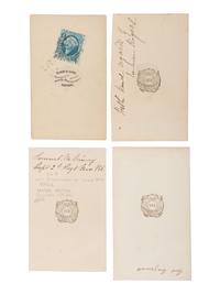 [CIVIL WAR]. 18 CDVs of officers of the 2nd Massachusetts Infantry, which saw extensive combat at Antietam and Gettysburg.