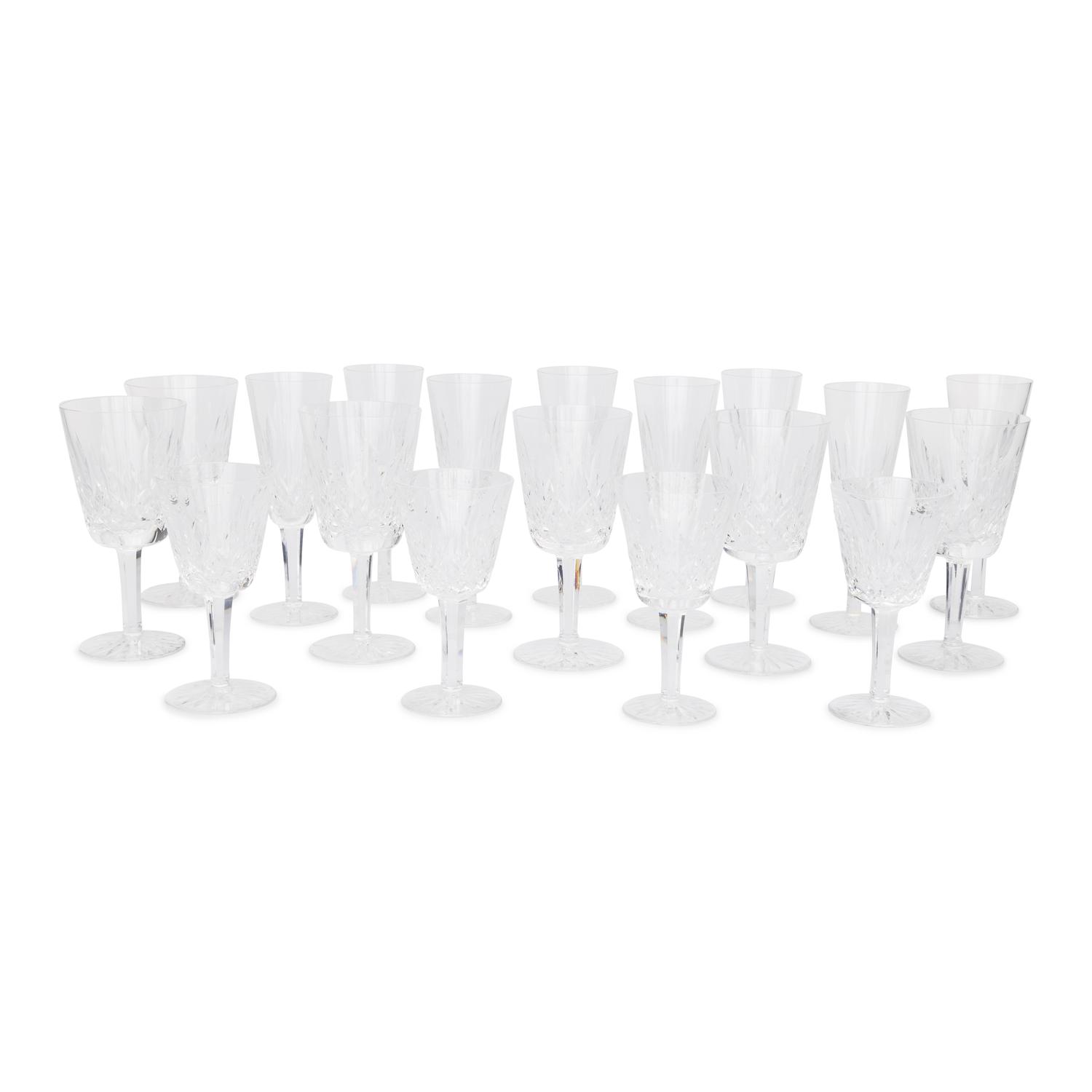 A Waterford Lismore Stemware Service