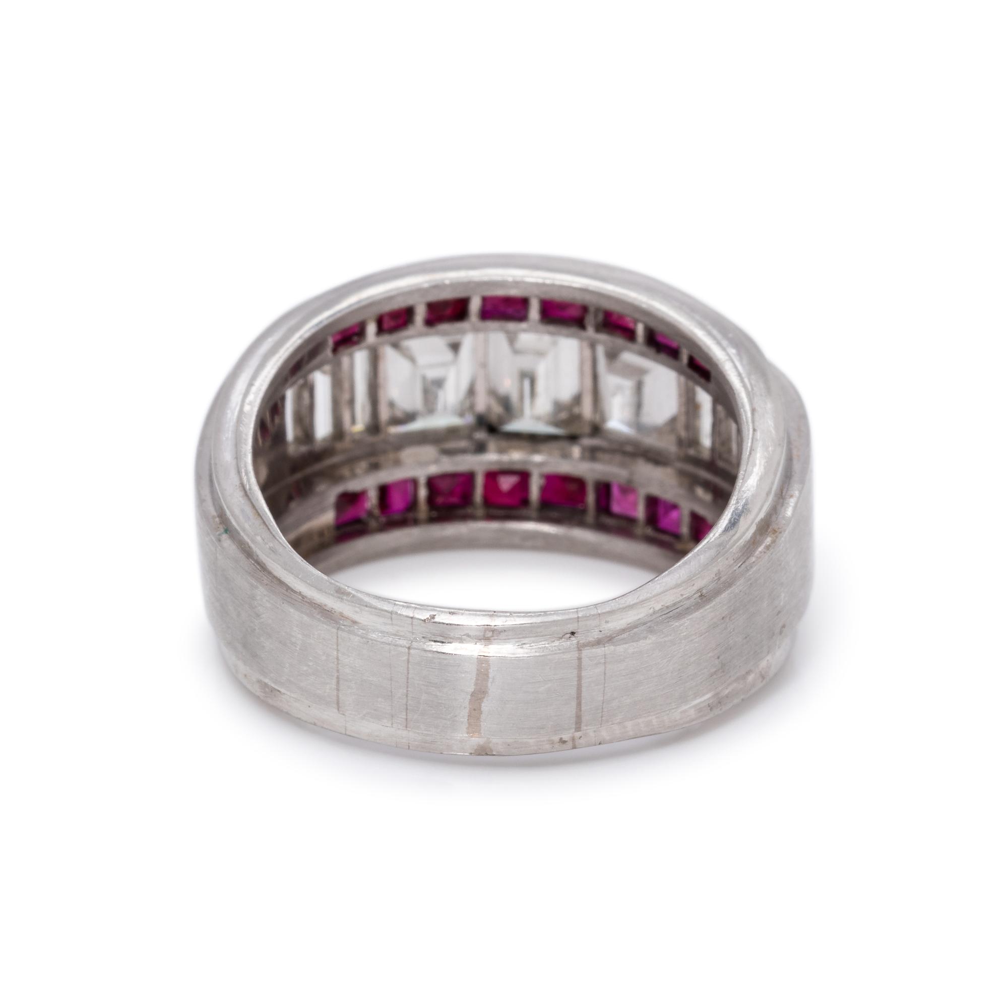 DIAMOND AND RUBY RING