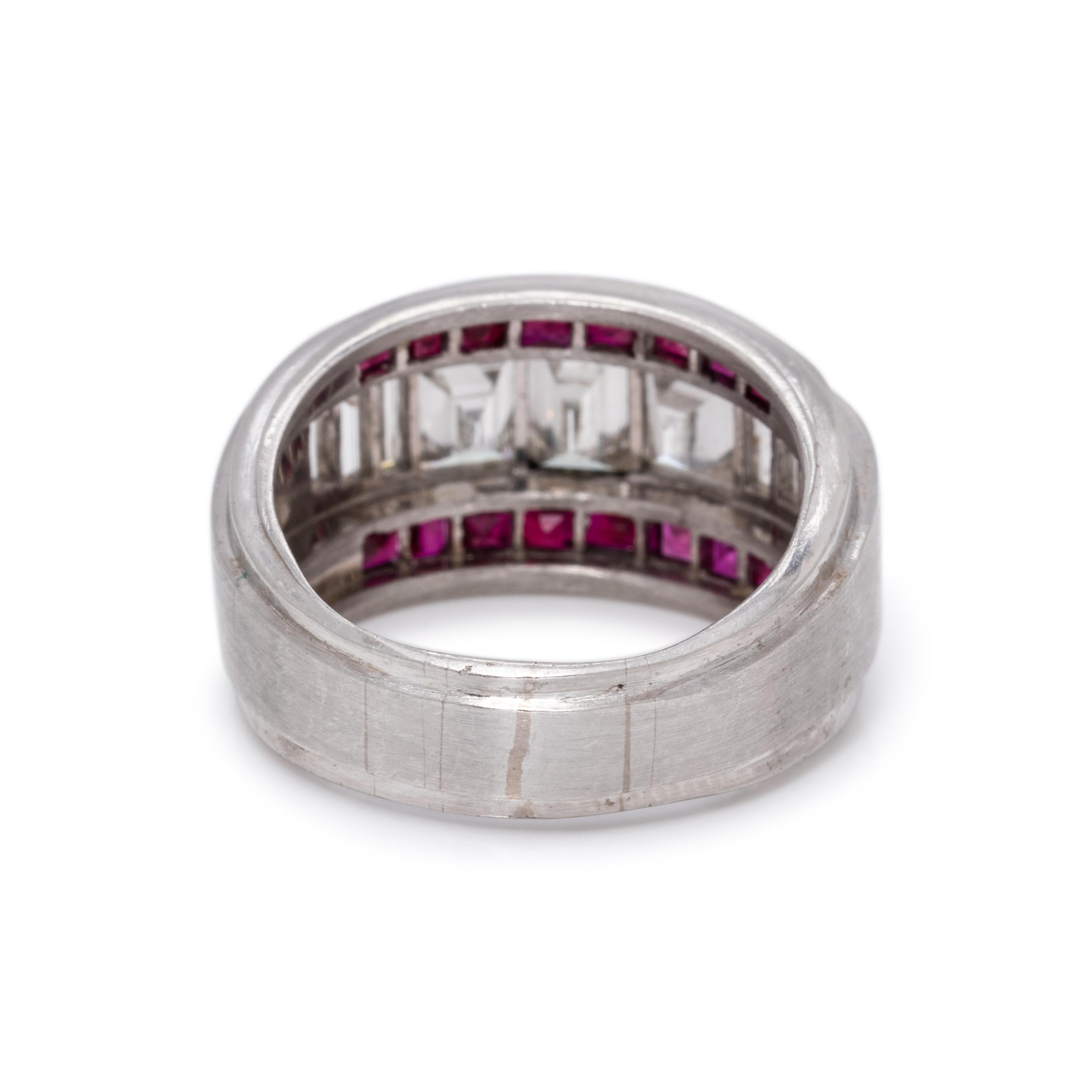 DIAMOND AND RUBY RING