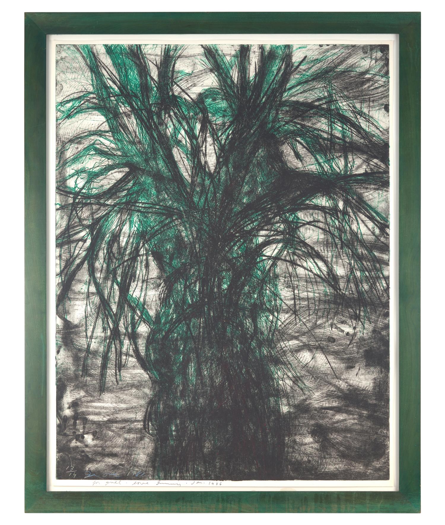 Jim Dine (American, b. 1935) — A Tree Covered with Rust, 1981