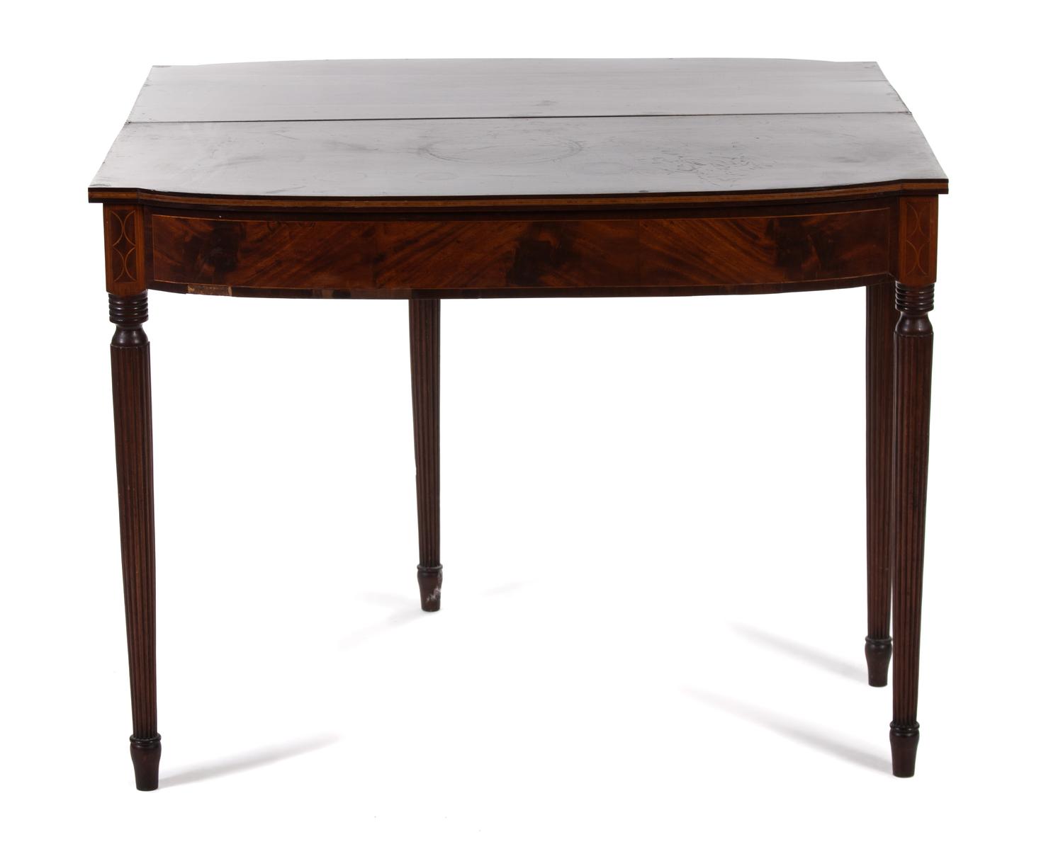 A Late George III Mahogany Card Table
