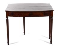 A Late George III Mahogany Card Table
