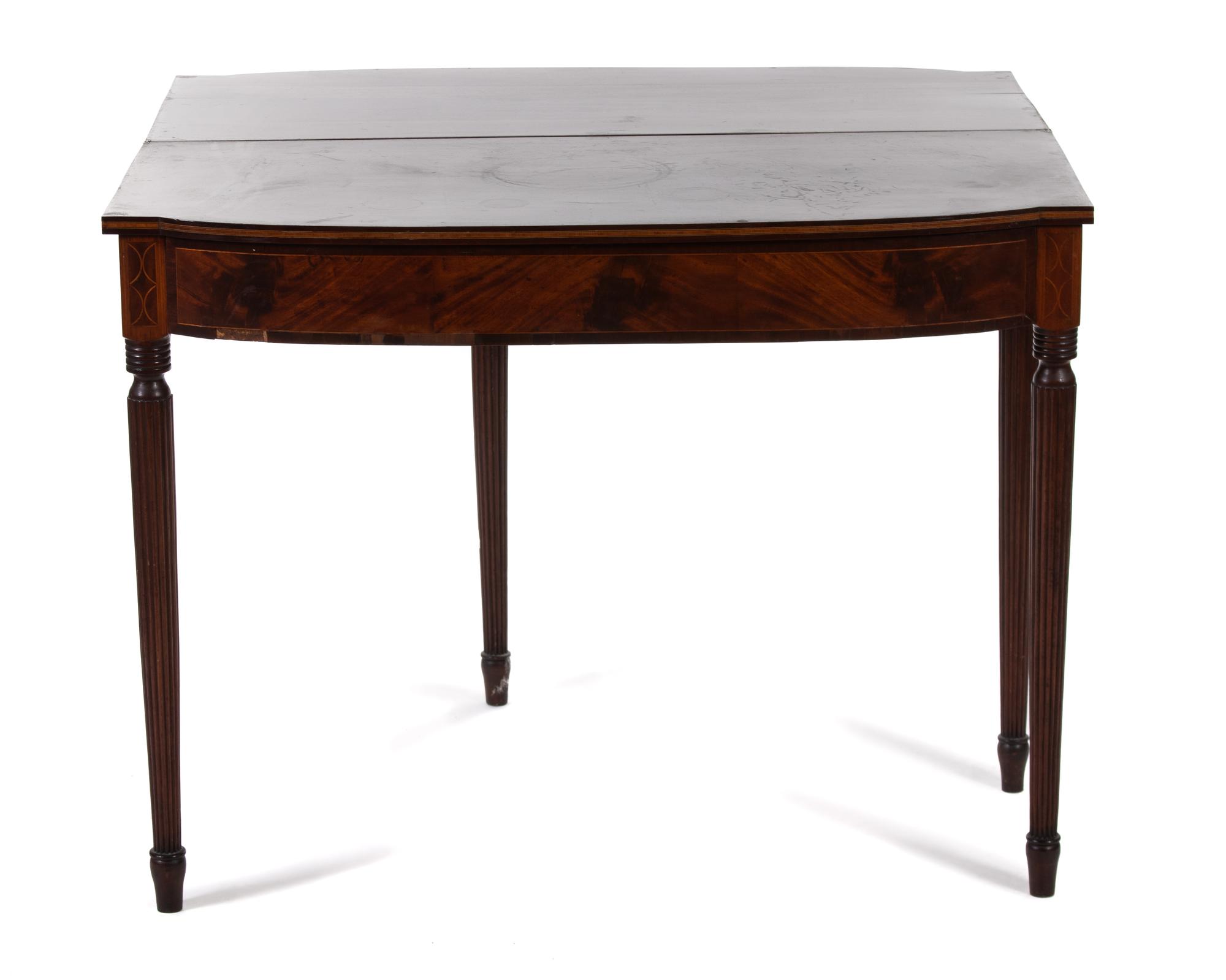 A Late George III Mahogany Card Table