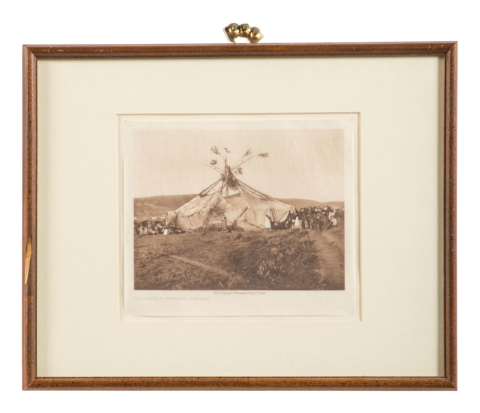CURTIS, Edward S. Curtis. 9 volume photogravures of Native American subjects.