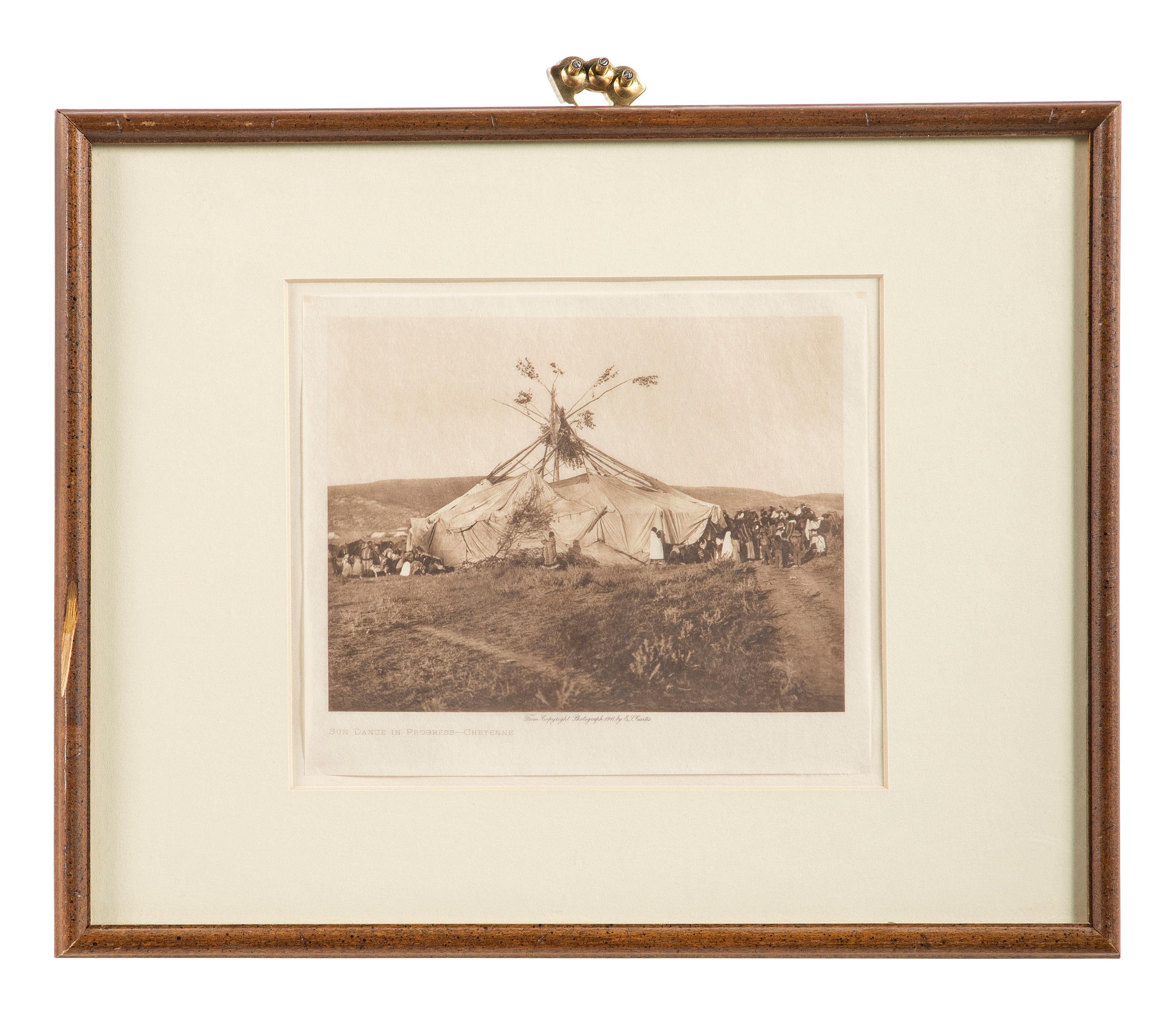 CURTIS, Edward S. Curtis. 9 volume photogravures of Native American subjects.