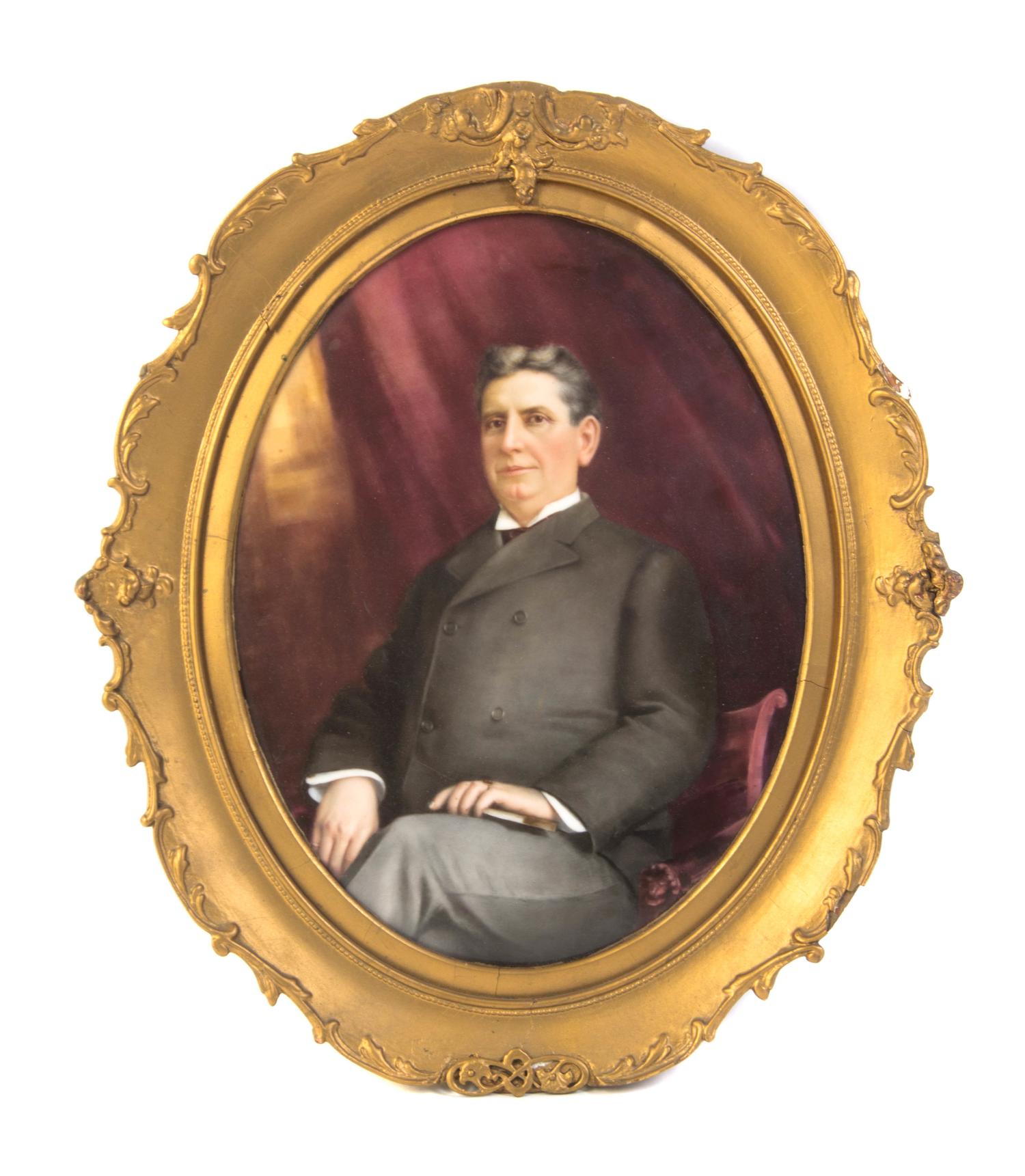 A Continental Porcelain Plaque, CIRCA 1900, Height 12 1/2 x width 9 1/4 inches. — CIRCA 1900,