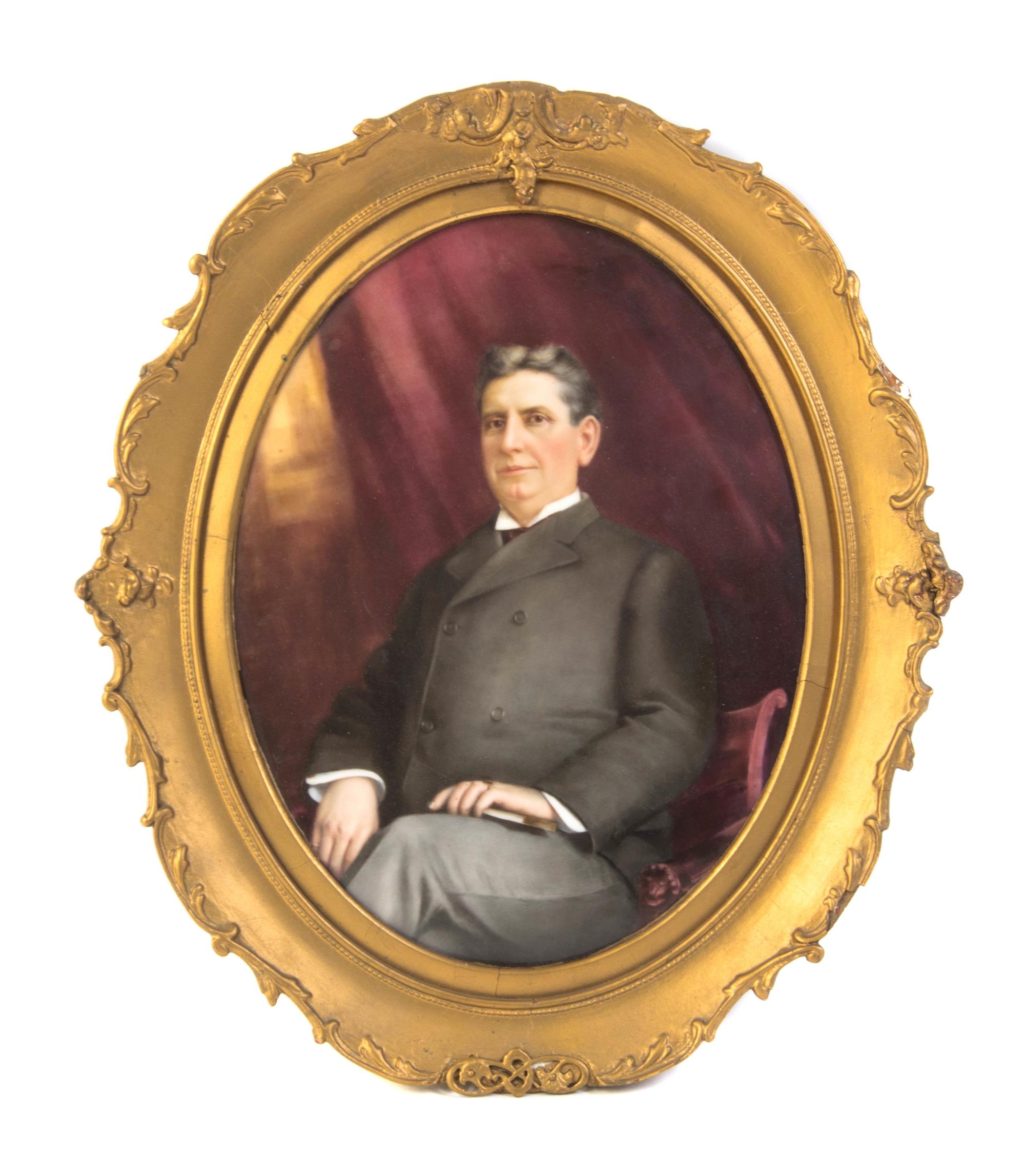 A Continental Porcelain Plaque, CIRCA 1900, Height 12 1/2 x width 9 1/4 inches. — CIRCA 1900,