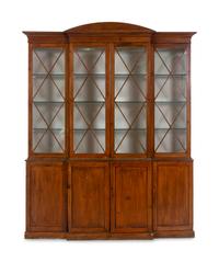 A George III Style Breakfront Bookcase