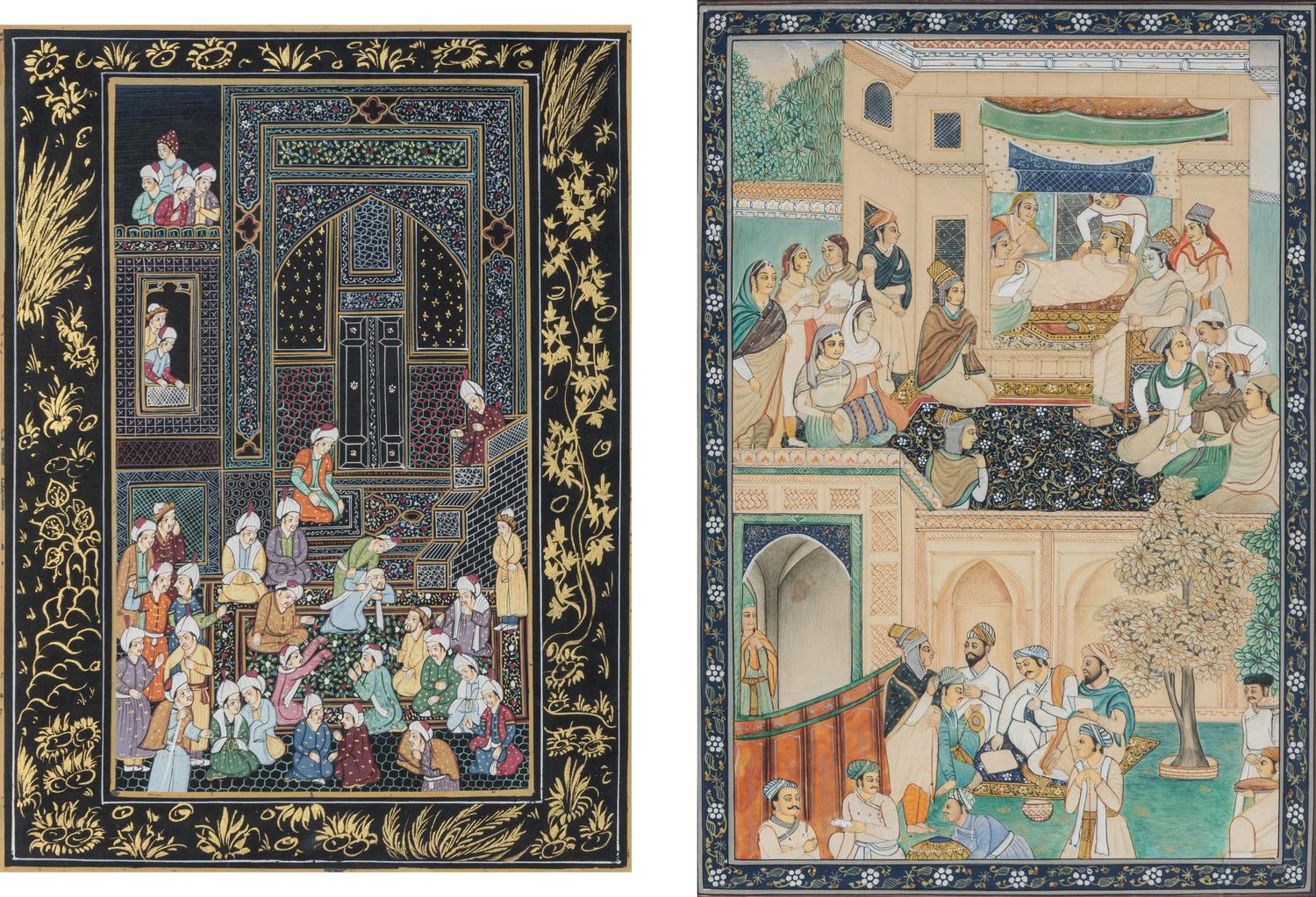 Two Indian Paintings on Paper