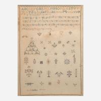 A group of three rare needlework samplers late 18th / early 19th century
