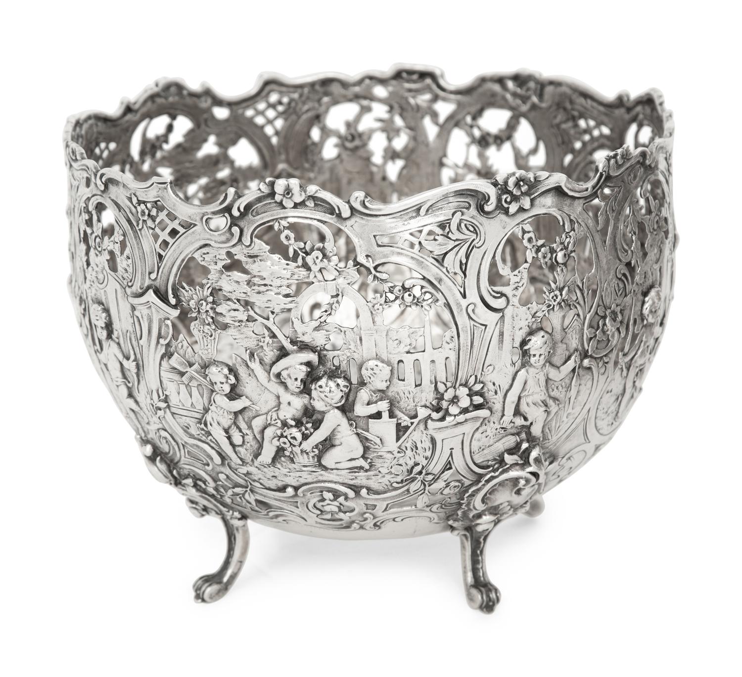 Two German Silver Jardinières