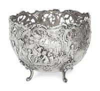 Two German Silver Jardinières