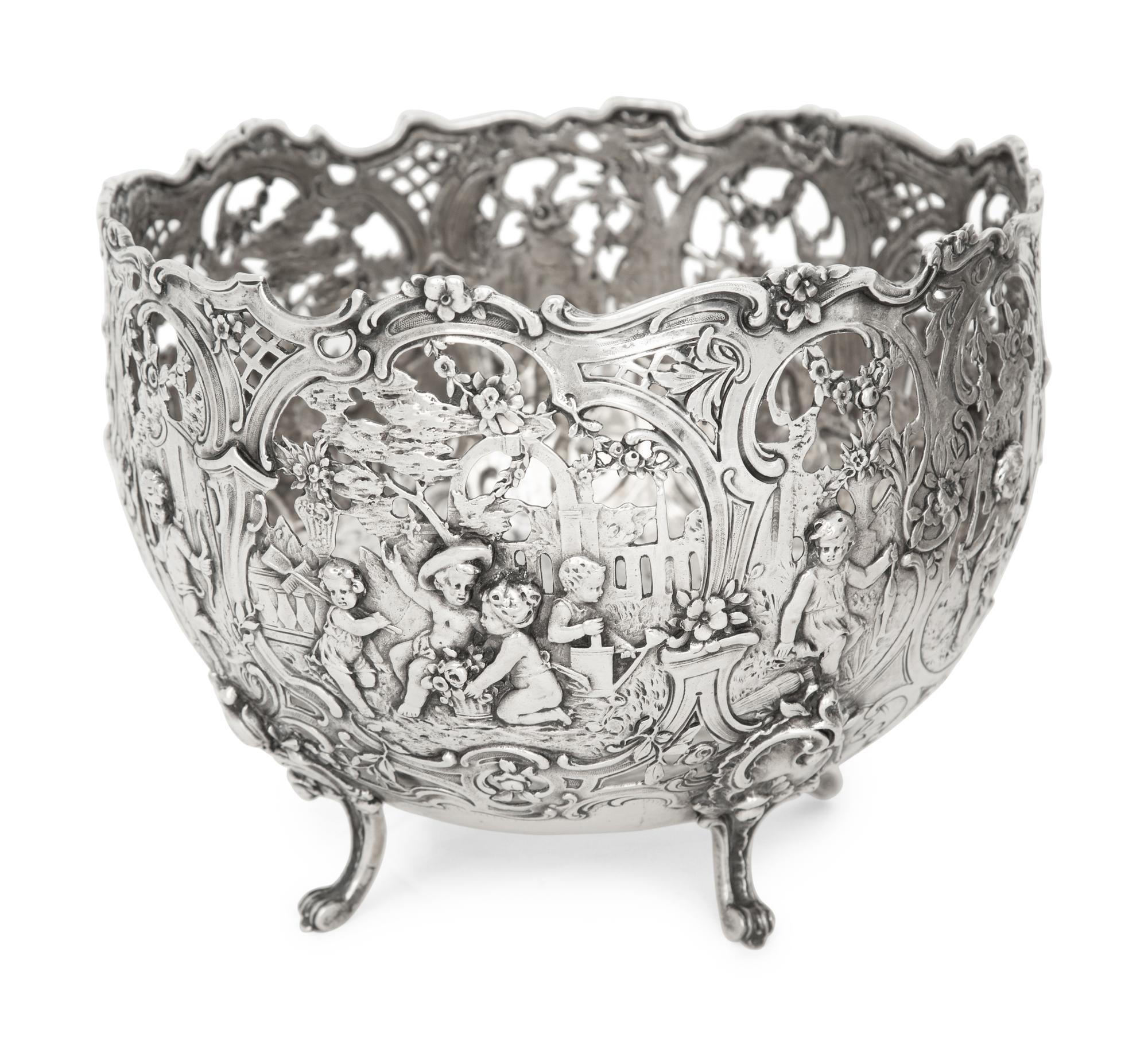 Two German Silver Jardinières