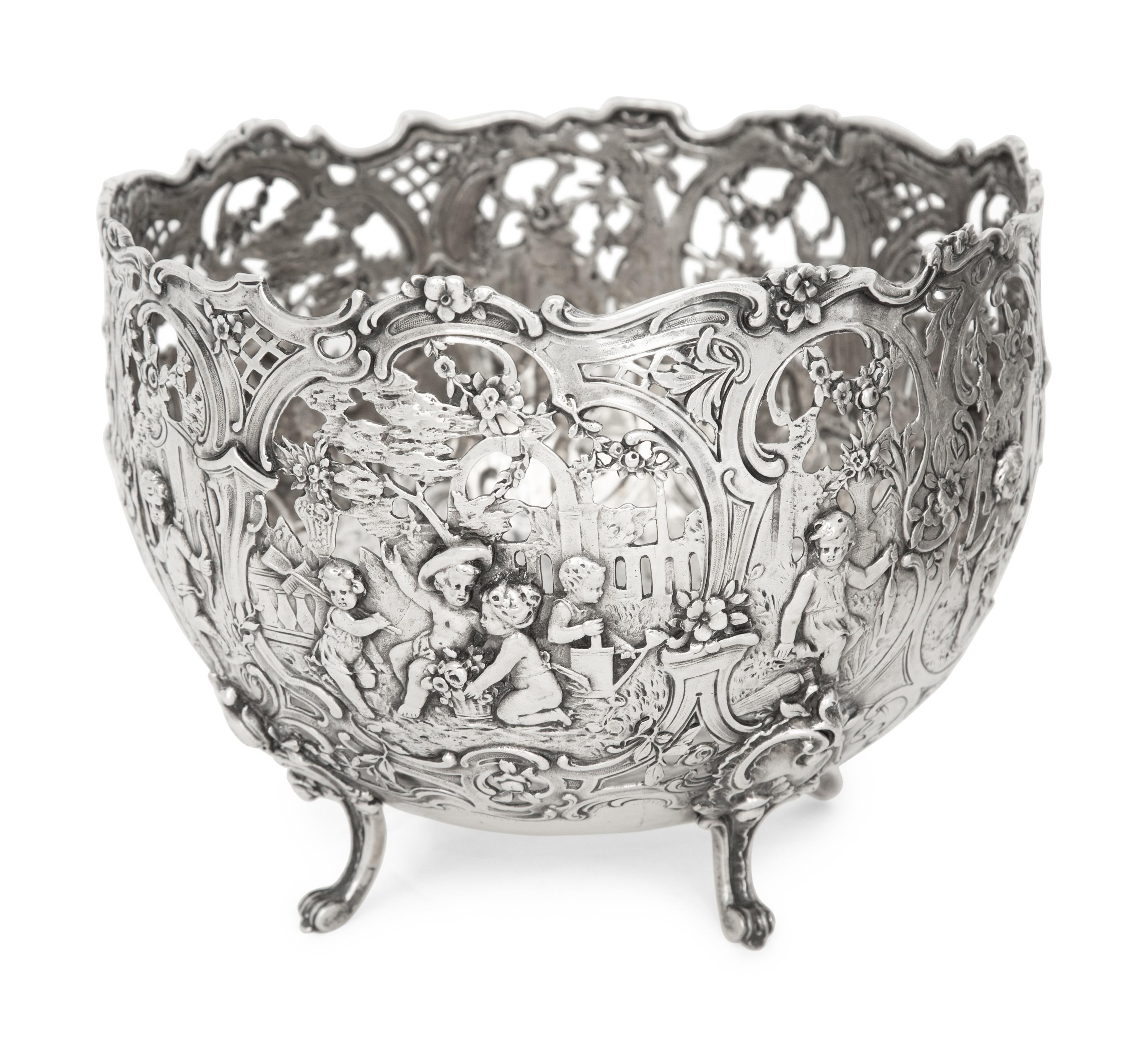 Two German Silver Jardinières