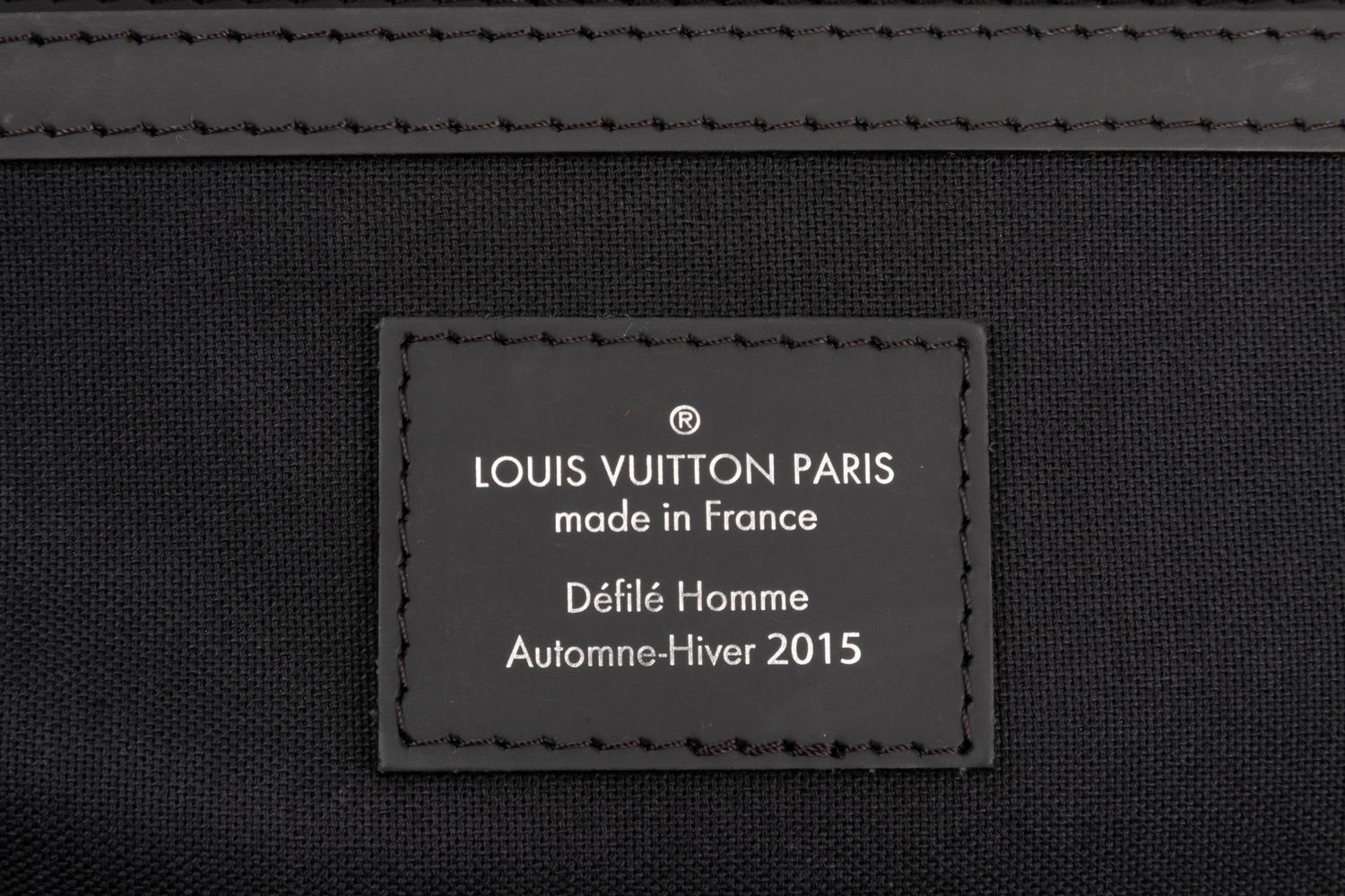Louis Vuitton Limited Edition Keepall Bandoulière 45 in Damier Graphite, Rope, Christopher Nemeth, Fall Winter 2015-2016