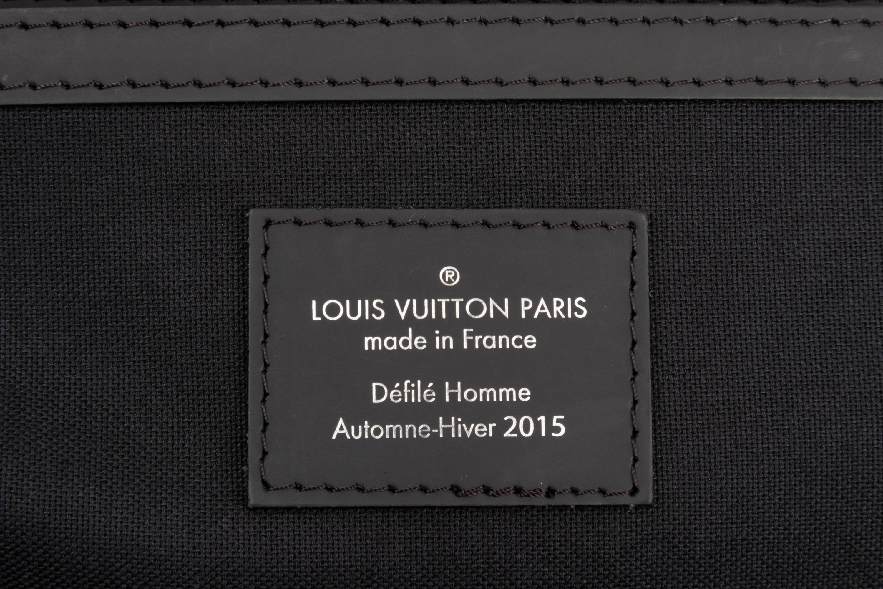Louis Vuitton Limited Edition Keepall Bandoulière 45 in Damier Graphite, Rope, Christopher Nemeth, Fall Winter 2015-2016