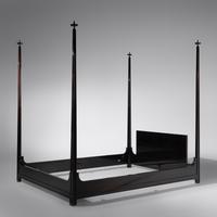 Queen-size four-poster bed, c. 1952 Parzinger Originals, New York