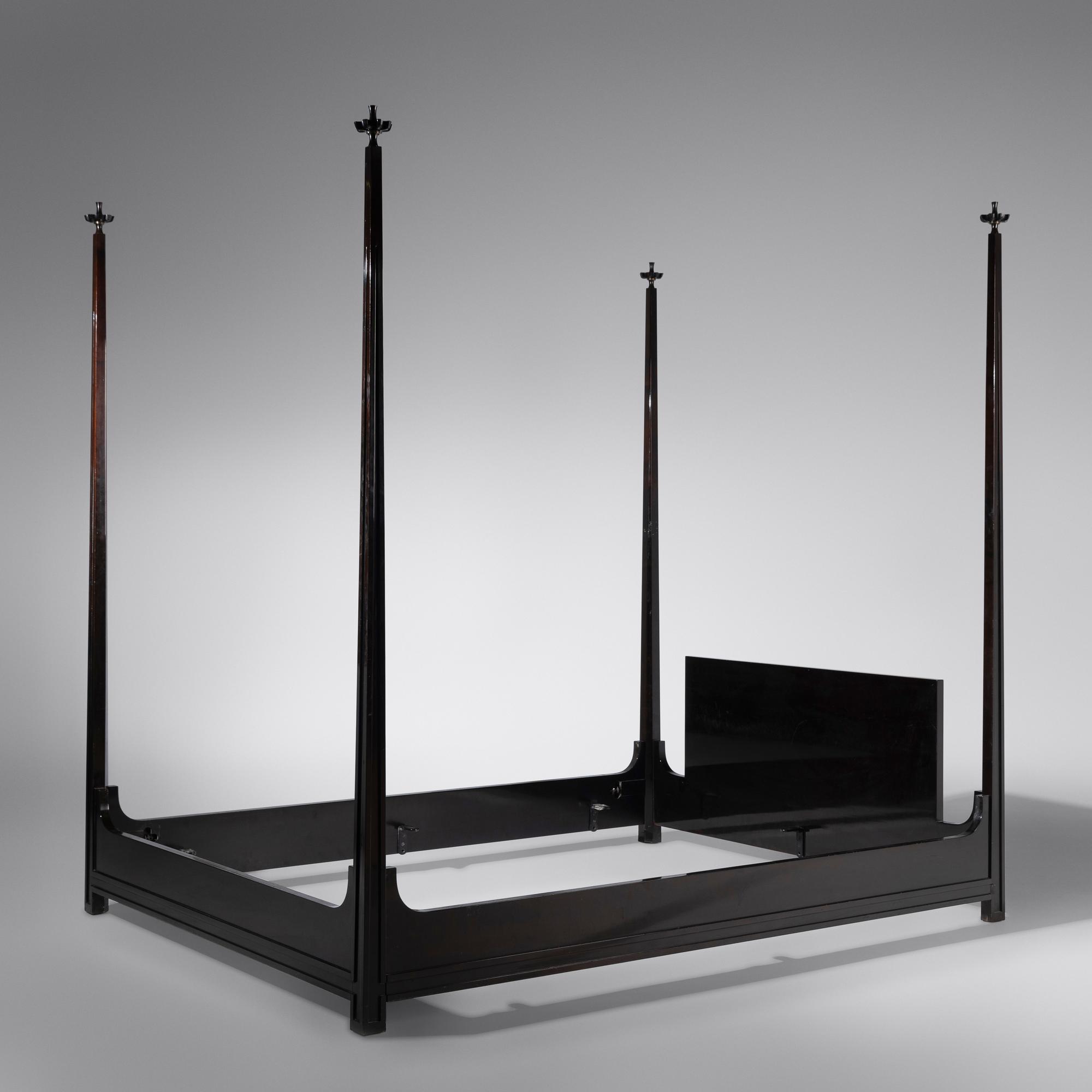 Queen-size four-poster bed, c. 1952 Parzinger Originals, New York