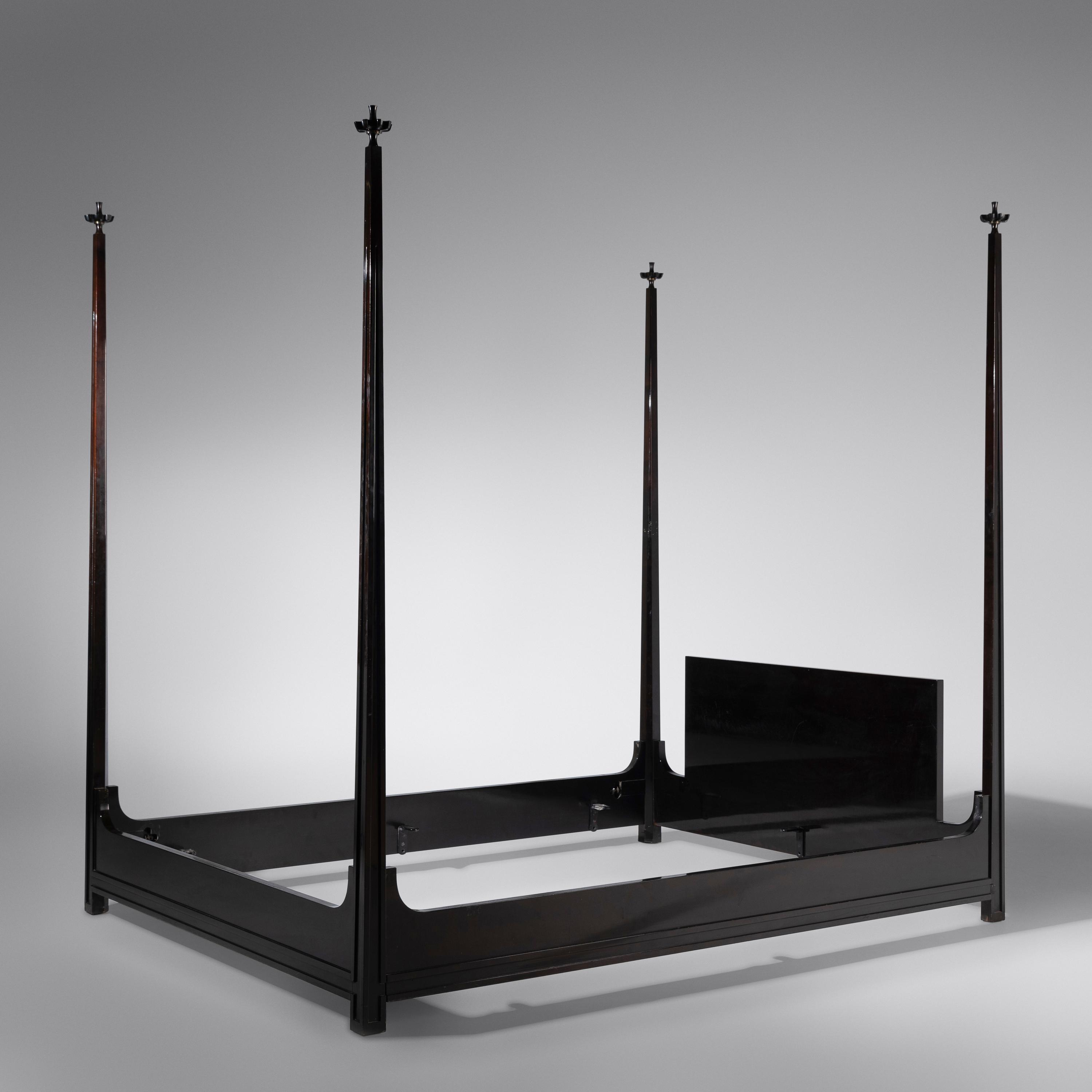 Queen-size four-poster bed, c. 1952 Parzinger Originals, New York