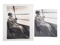 [DAVIDSON, Bruce, photographer (b. 1933)]. Pair of photographs of Mother Brown at age 110, New York City. Printed after 1962.