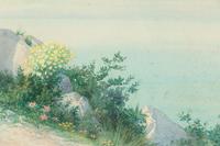 Seaside Landscape , plus etching, Evening Desert, Arizona