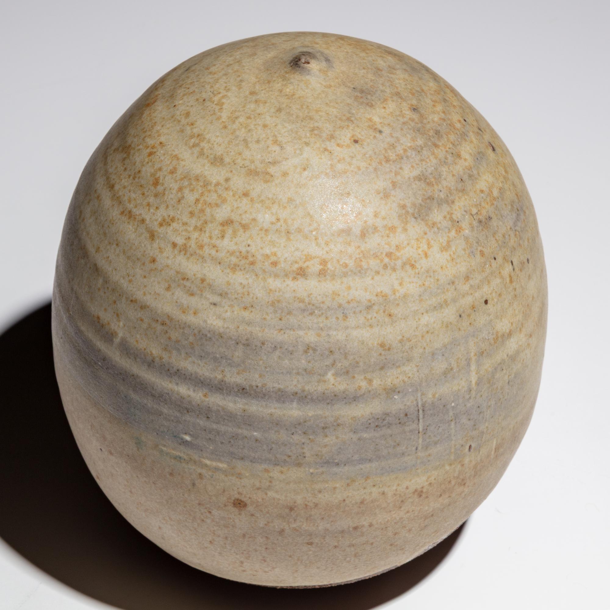 Toshiko Takaezu (American, 1922–2011) — Closed Form with Rattle