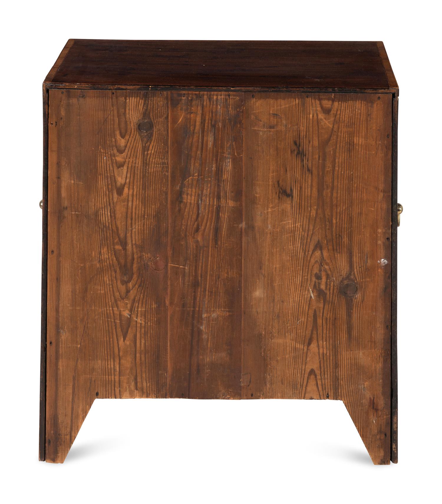 A George III Diminutive Mahogany Fall-Front Desk