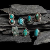 Navajo Silver and Turquoise Rings