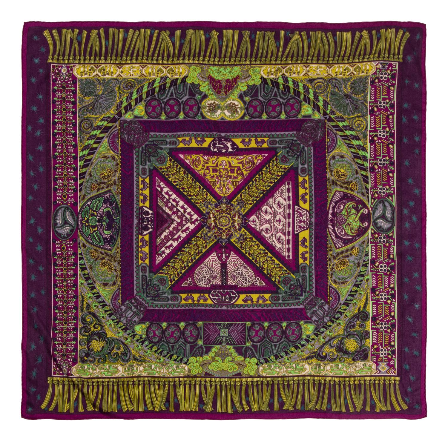 Hermès 90cm Cashmere/Silk Scarf