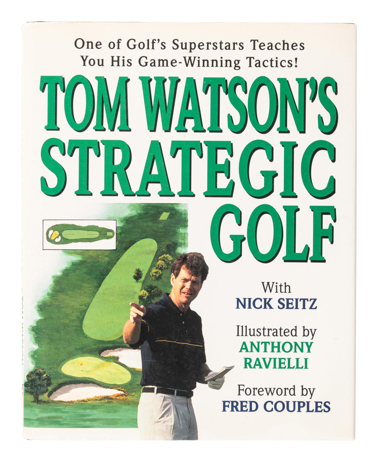 A Group of Seven Books on Golf Signed by Arnold Palmer, Sam Snead, Lee Trevino and Tom Watson
