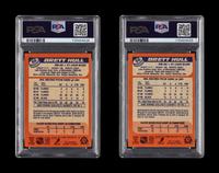 A Collection of 1988 O-Pee-Chee Brett Hull Rookie Hockey Cards No. 66 (PSA 9)