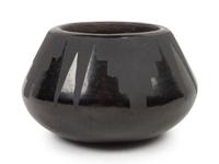 Blackware Jar and Plate