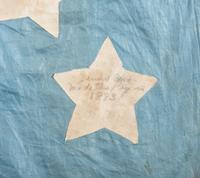 [FLAGS]. 13-star American flag constructed in 1883.