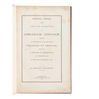 [Lincoln, Abraham] Group of Five Titles Related to Abraham Lincoln, his Assassination, and Funeral
