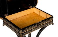 A North European Chinoiserie Decorated Work Table