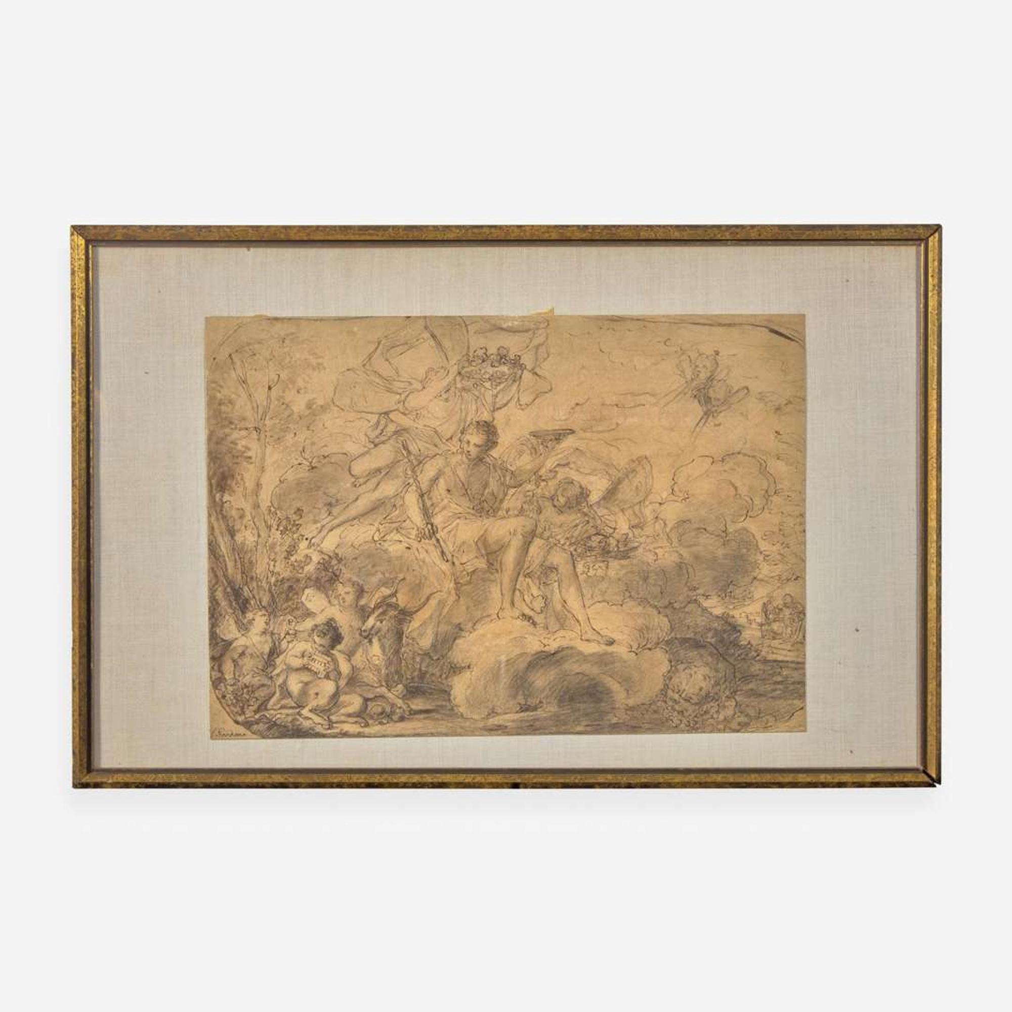 Attributed to Luca Giordano (Italian, 1634–1705) Apotheosis