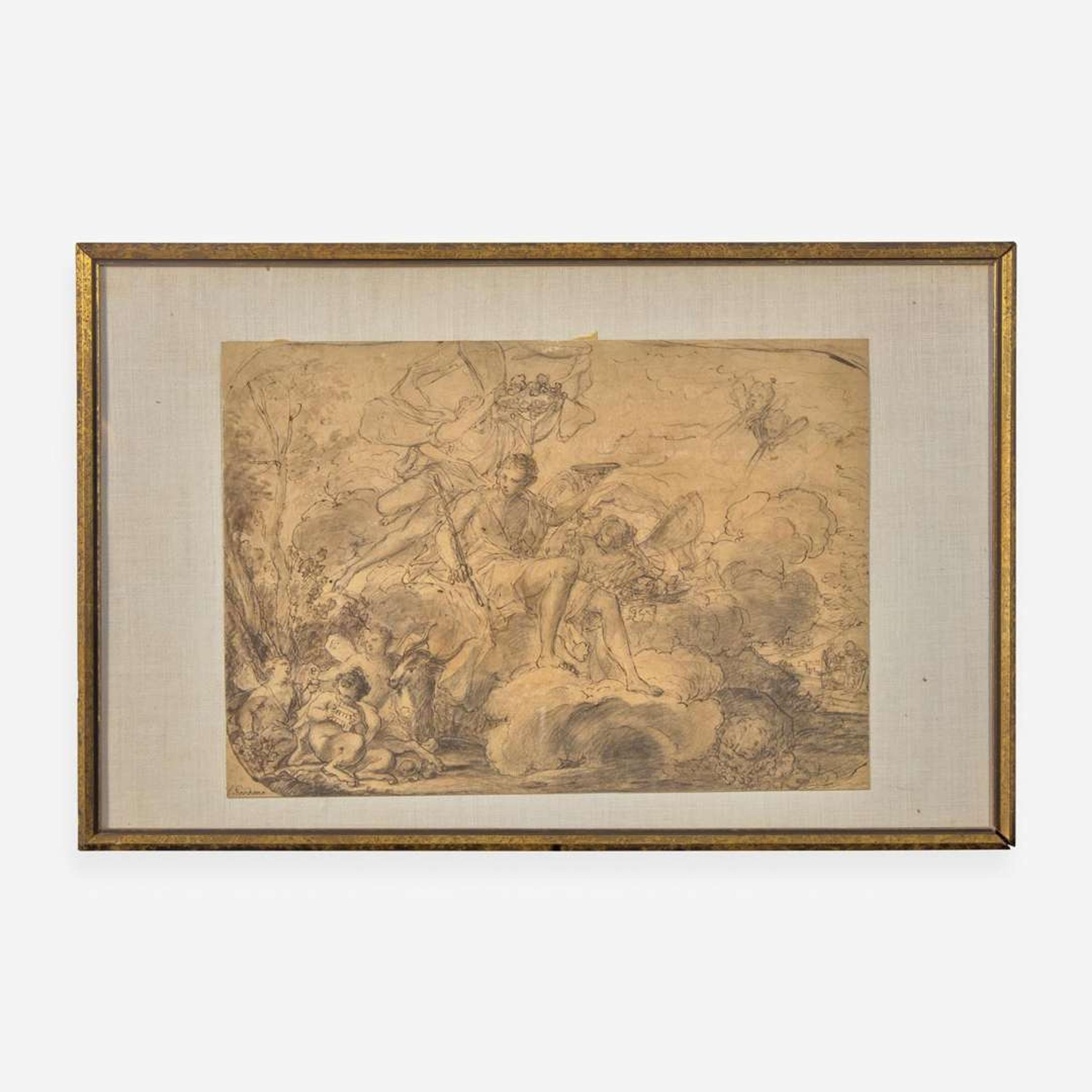 Attributed to Luca Giordano (Italian, 1634–1705) Apotheosis