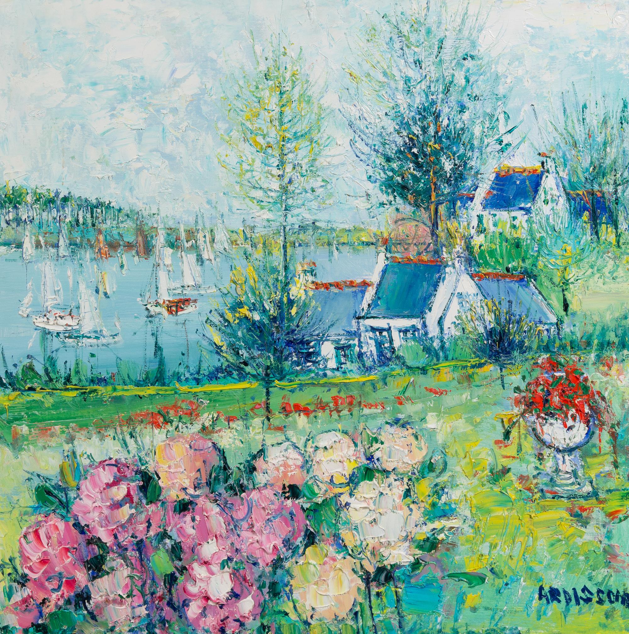 Yolande Ardissone, (French, b. 1927), La mer a brehat