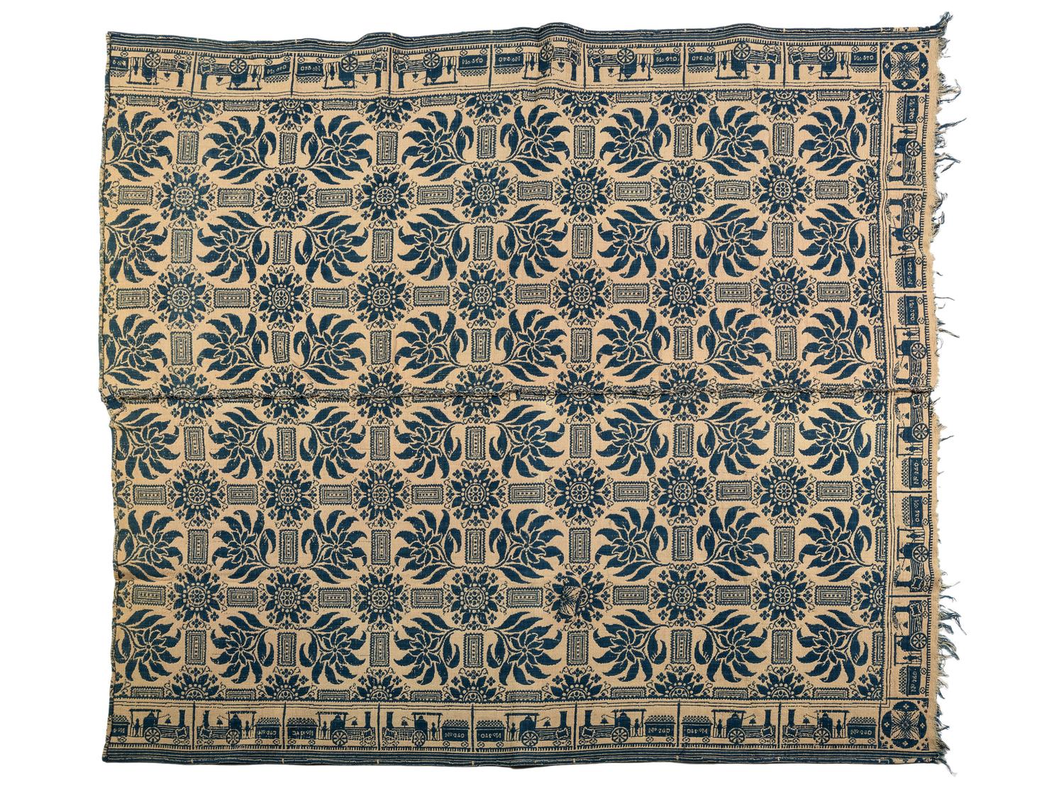 Three Jacquard Coverlets
