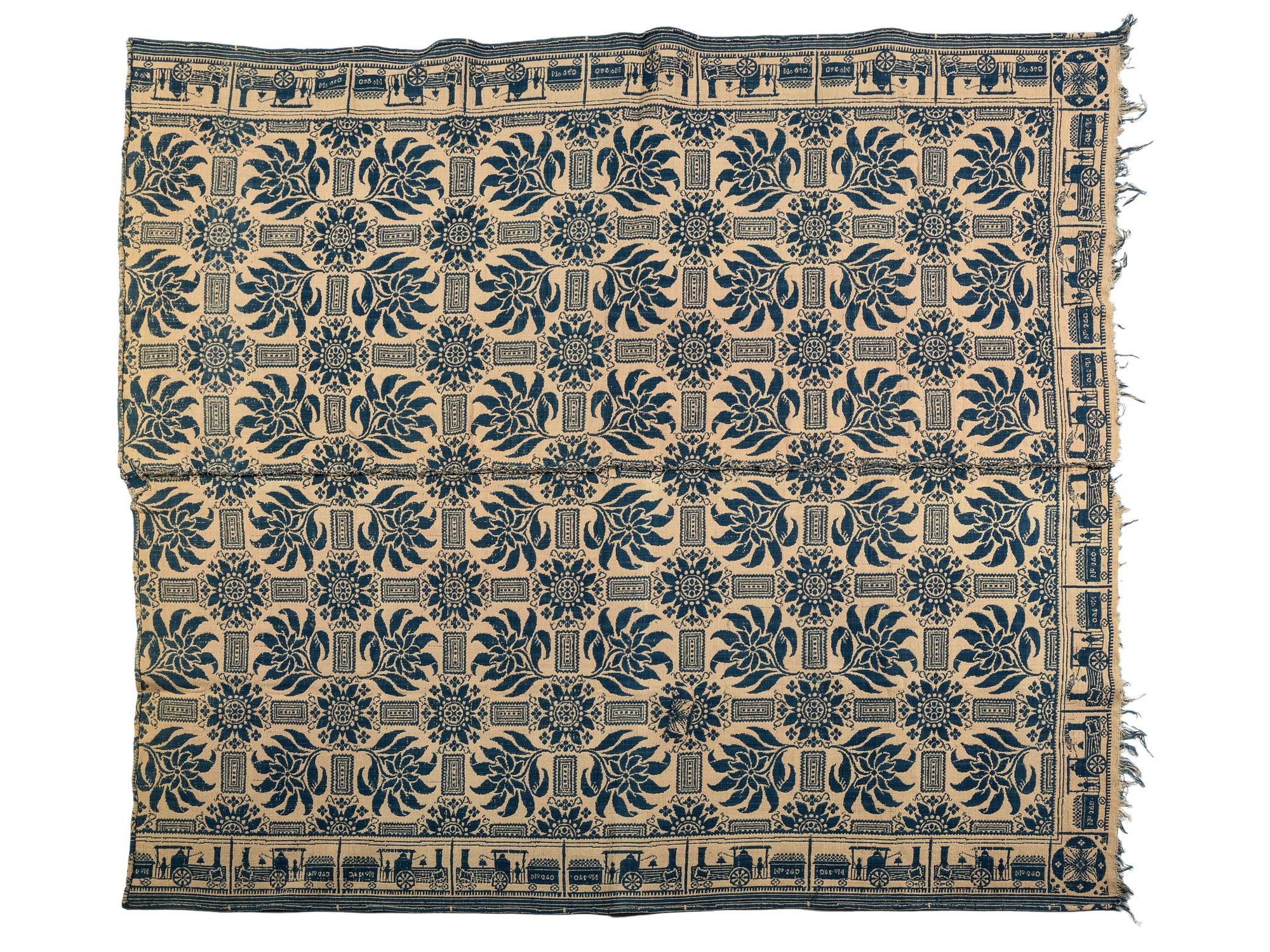 Three Jacquard Coverlets