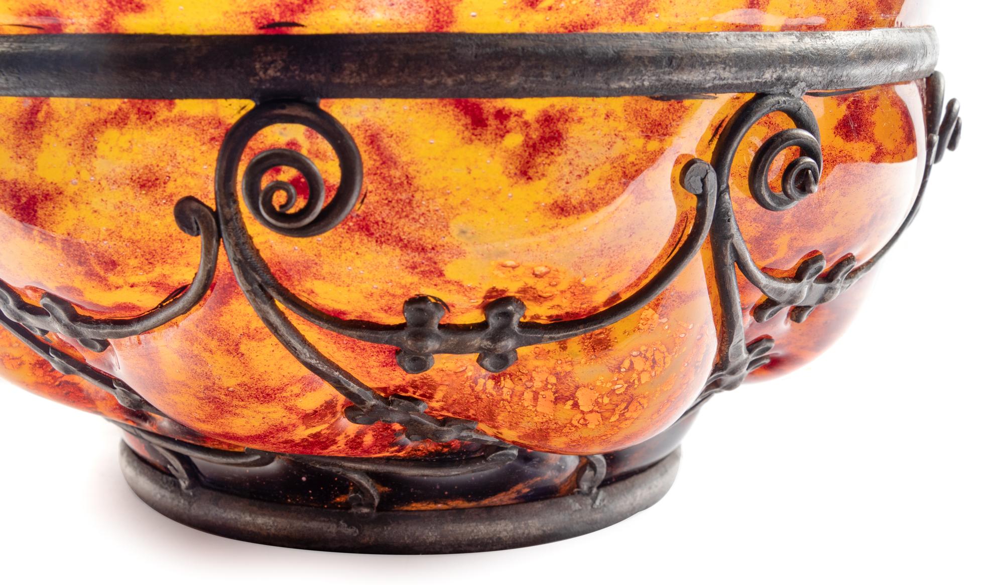 Bowl with Internal Foil Decoration