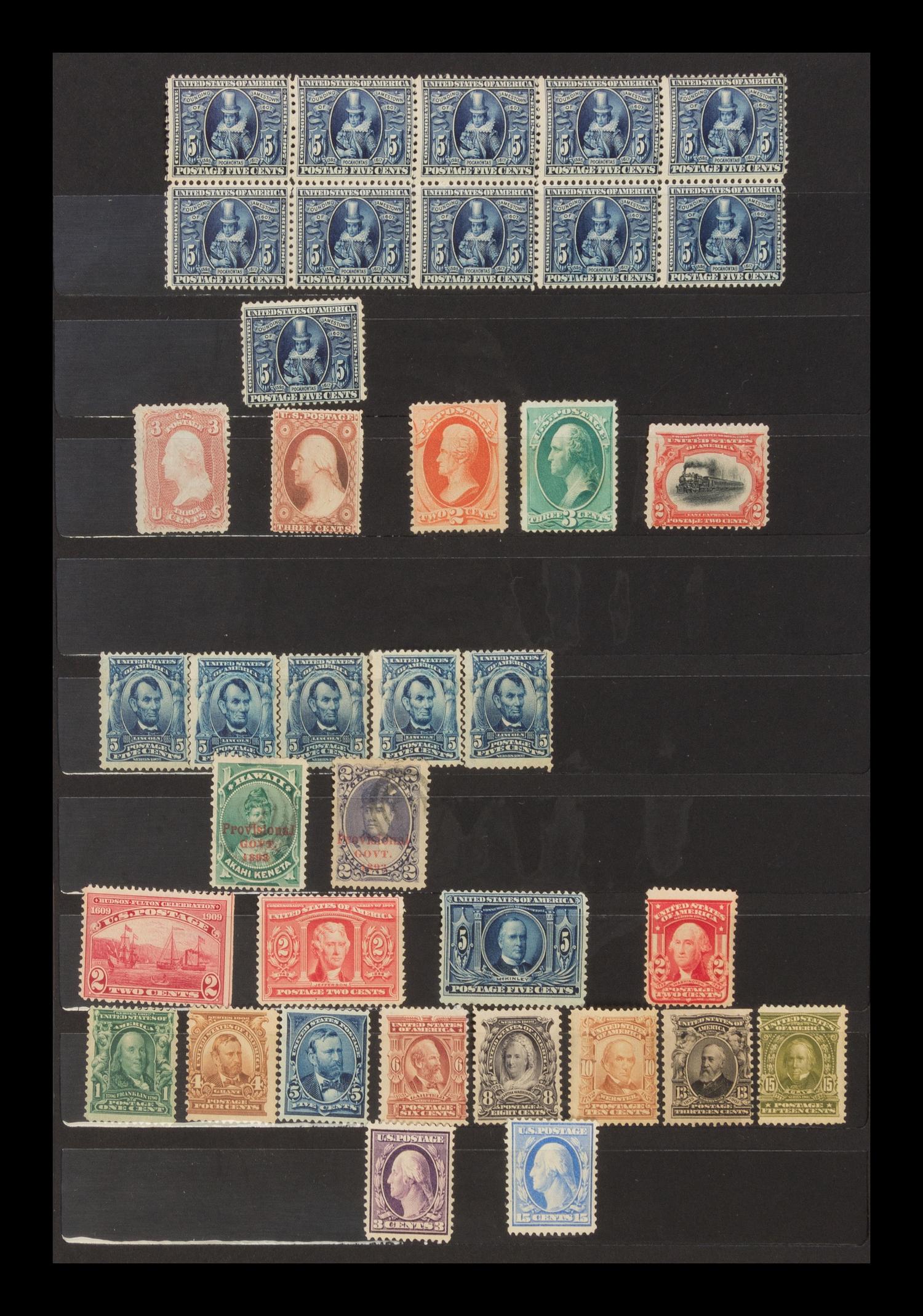A Collection of United States Regular and Commemorative Issue Postage Stamps