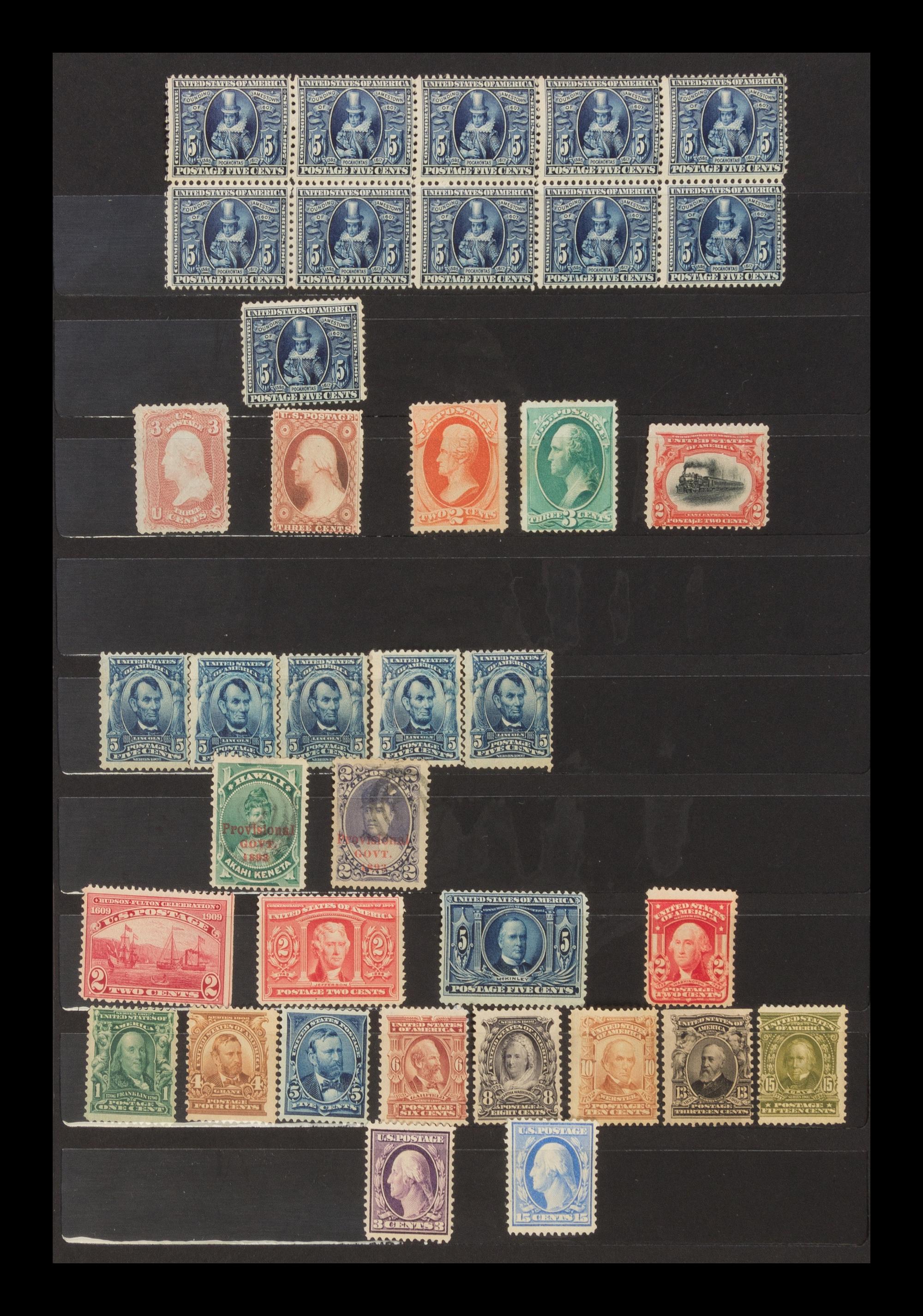 A Collection of United States Regular and Commemorative Issue Postage Stamps