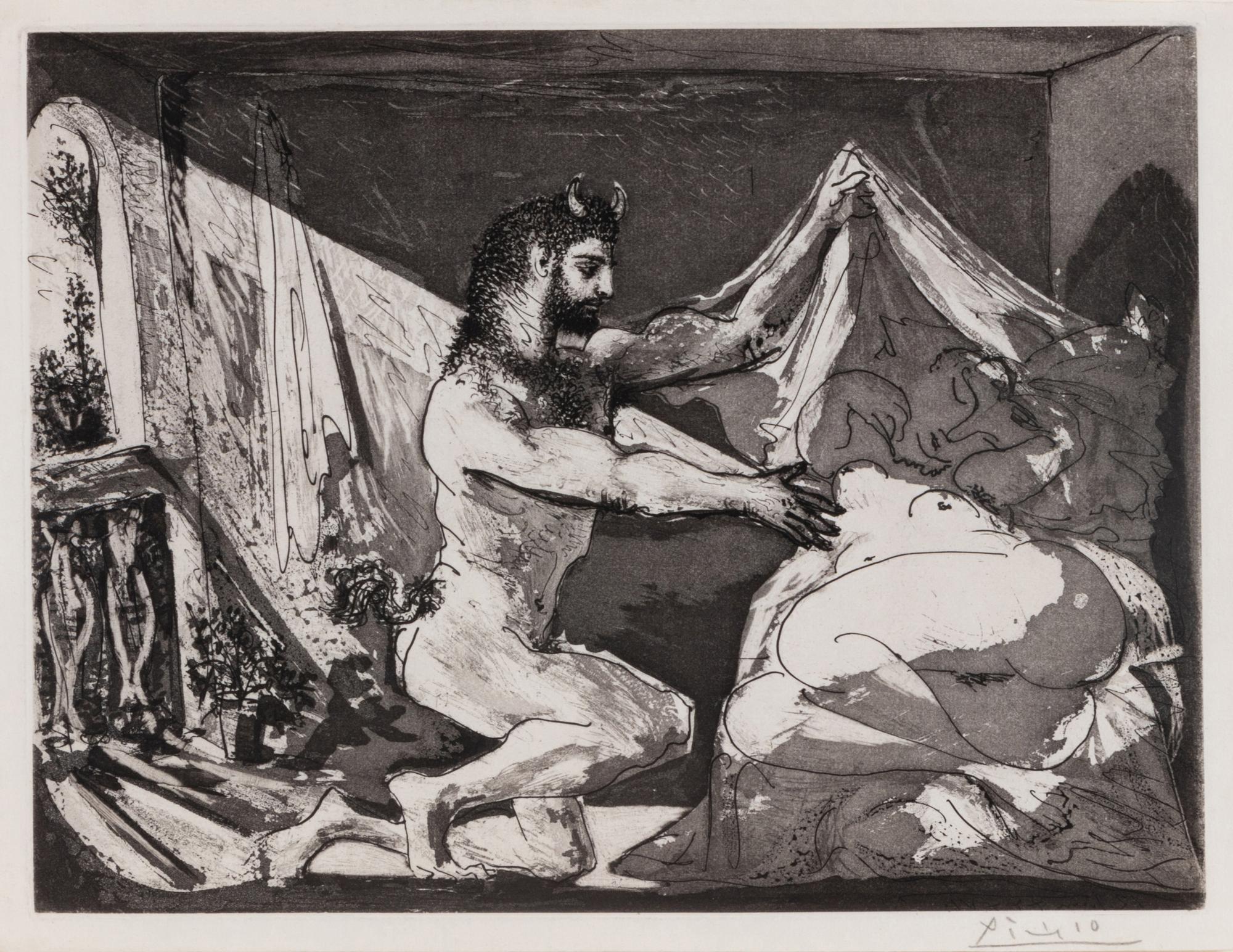 Faune dévoilant une femme (from La Suite Vollard )