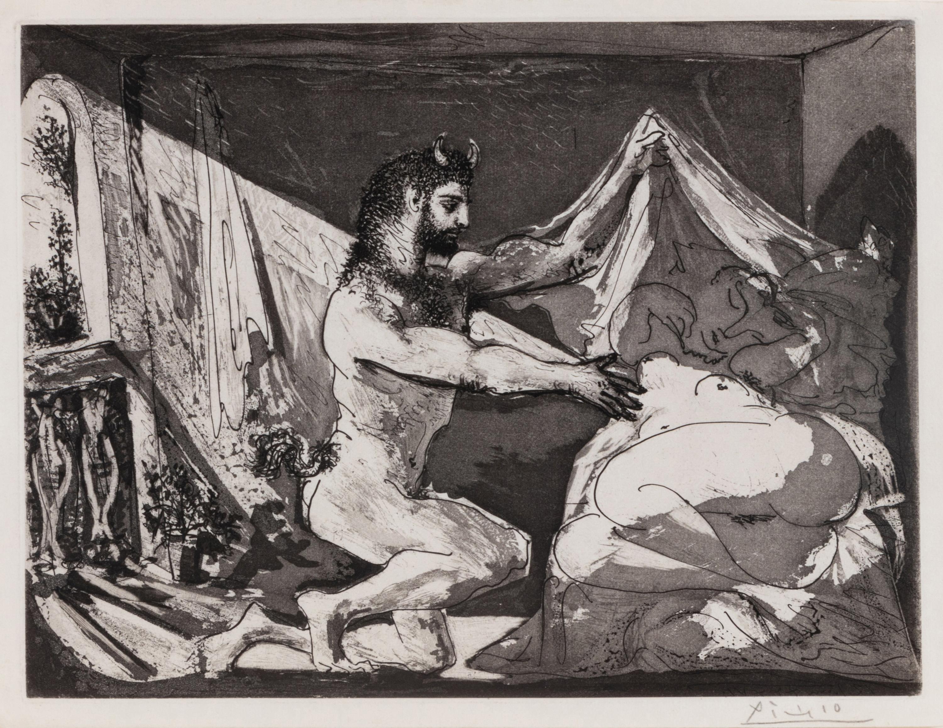 Faune dévoilant une femme (from La Suite Vollard )