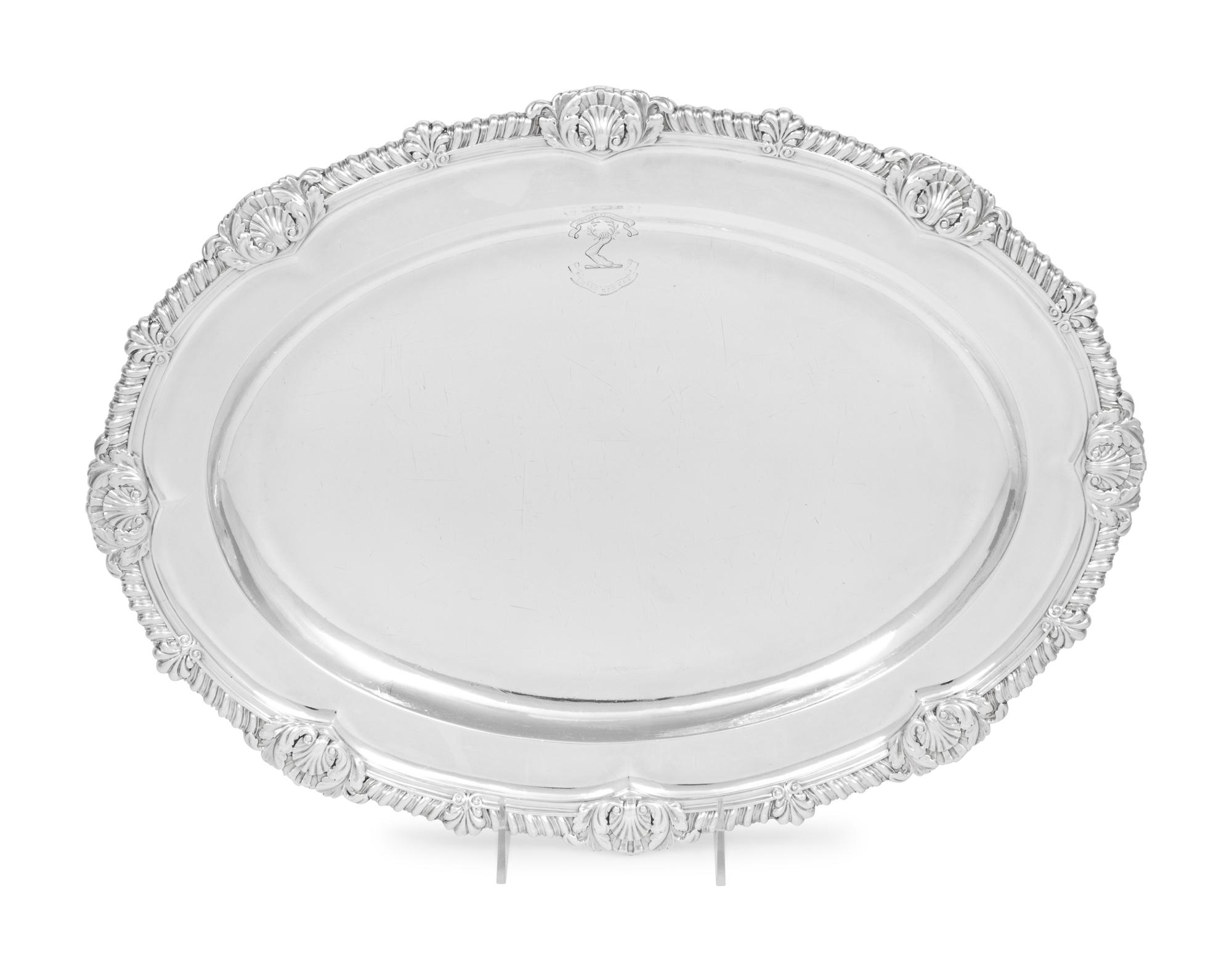 A William IV Silver Serving Tray