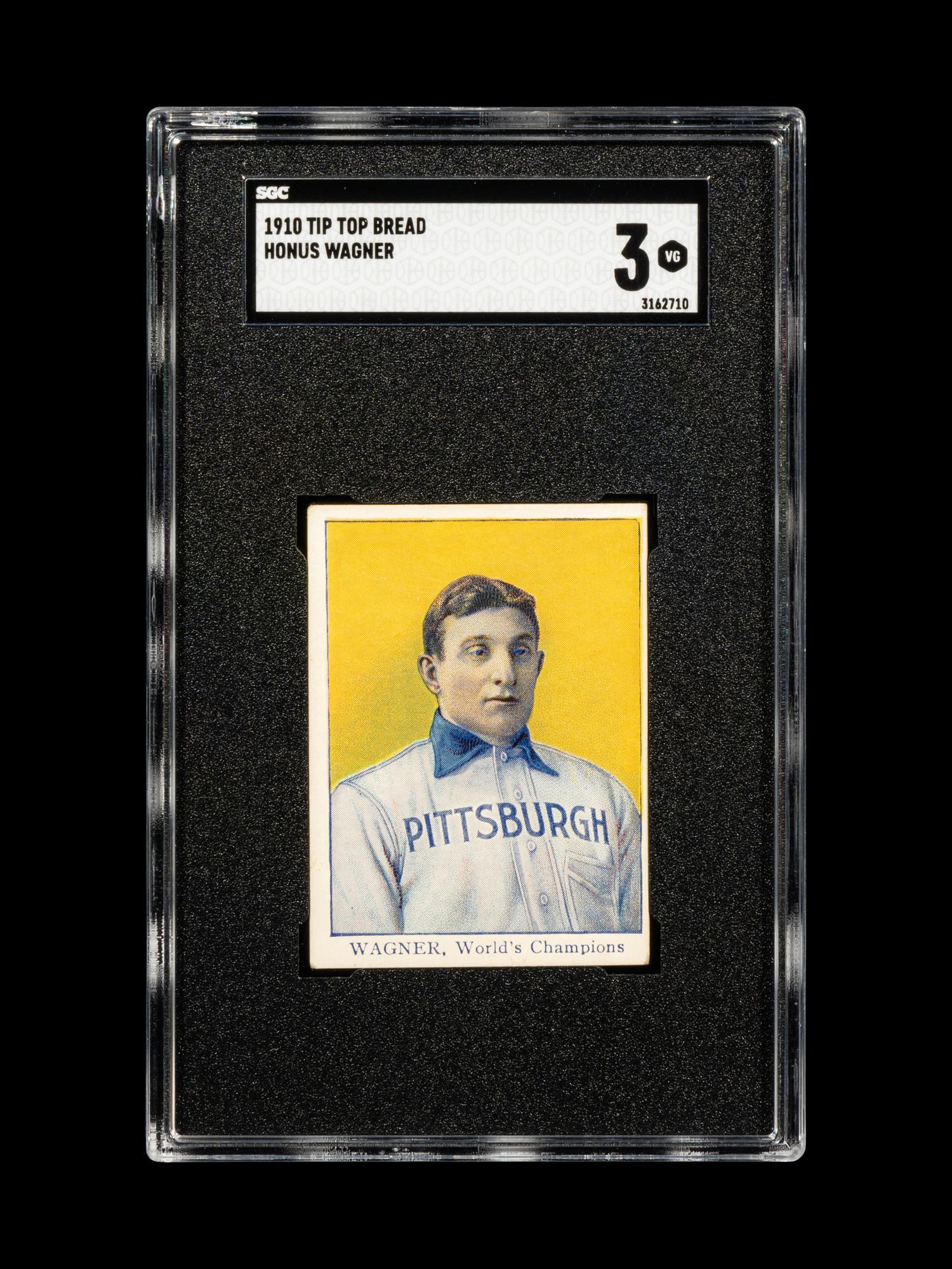 A 1910 Tip Top Bread Honus Wagner Baseball Card (SGC 3 VG)